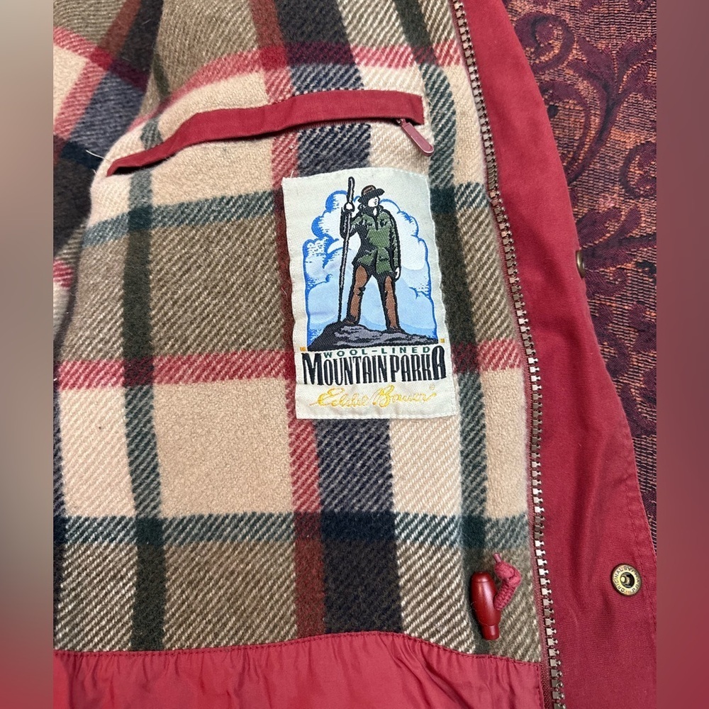 90s Wool-Lined Eddie Bauer Mountain Parka - Picture 4 of 6
